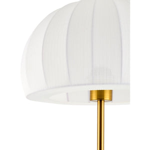   Modern European furniture - White Cotton Accent Table Lamp - www.oroa.com | Oroa.com