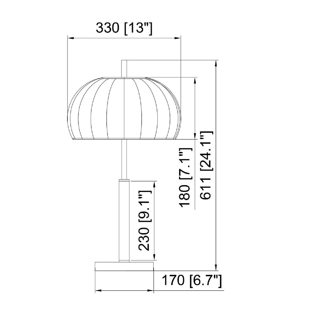   Modern European furniture - White Cotton Accent Table Lamp - www.oroa.com | Oroa.com
