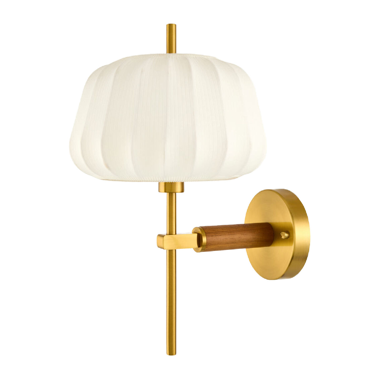   Modern European furniture - White Cotton Accent Wall Lamp - www.oroa.com | Oroa.com