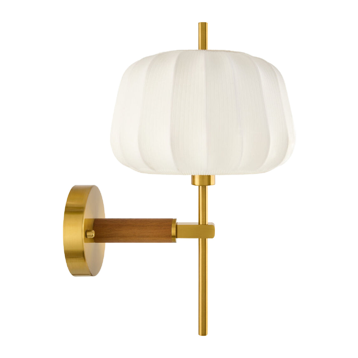   Modern European furniture - White Cotton Accent Wall Lamp - www.oroa.com | Oroa.com