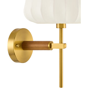   Modern European furniture - White Cotton Accent Wall Lamp - www.oroa.com | Oroa.com