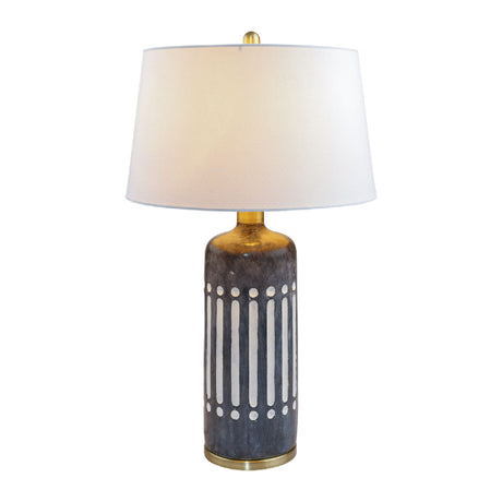   Modern European furniture - Gray Cement Accent Table Lamp - www.oroa.com | Oroa.com