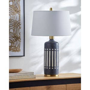   Modern European furniture - Gray Cement Accent Table Lamp - www.oroa.com | Oroa.com