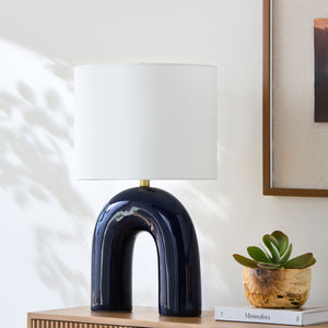   Modern European furniture -  Arched Ceramic Accent Table Lamp - www.oroa.com | Oroa.com