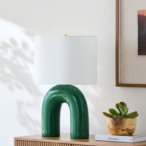   Modern European furniture -  Arched Ceramic Accent Table Lamp - www.oroa.com | Oroa.com