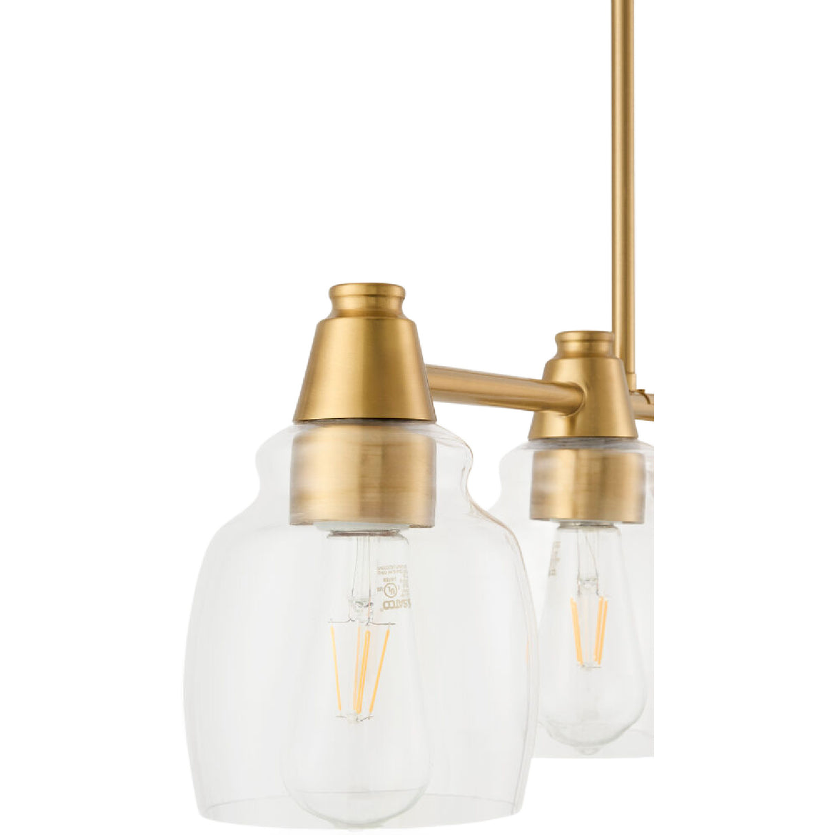   Modern European furniture - 4-Light Glass Linear Chandelier - www.oroa.com | Oroa.com