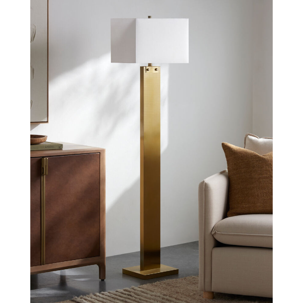   Modern European furniture - Gold Base Accent Floor Lamp - www.oroa.com | Oroa.com