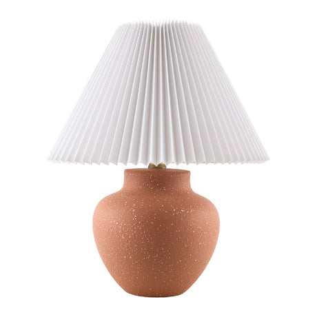   Modern European furniture - Glazed Red Ceramic Table Lamp - www.oroa.com | Oroa.com