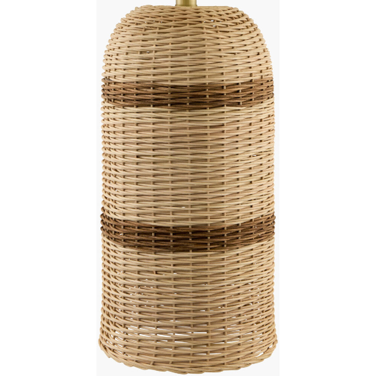   Modern European furniture -  Beige Lined Rattan Table Lamp - www.oroa.com | Oroa.com