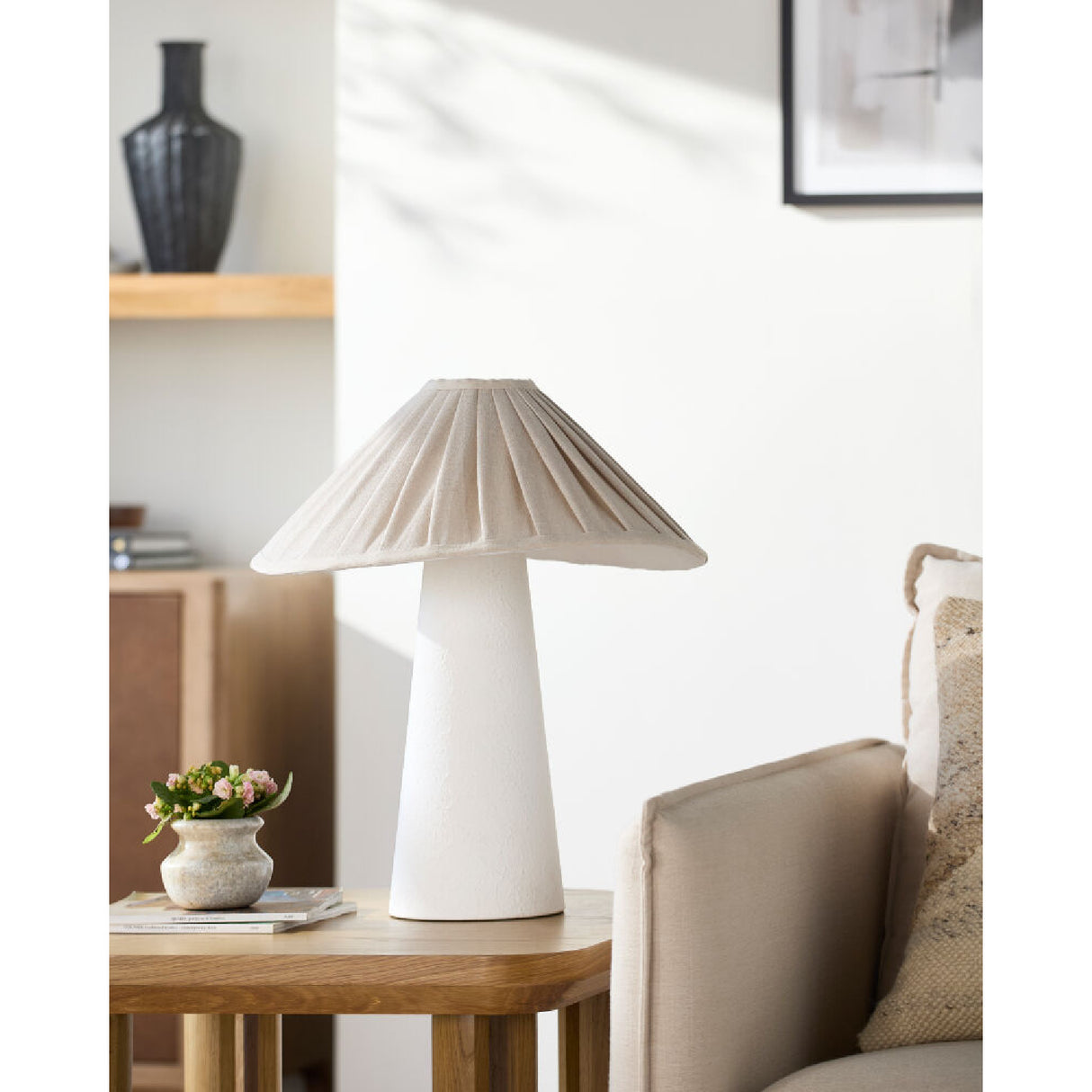   Modern European furniture - White Minimalist Accent Table Lamp - www.oroa.com | Oroa.com