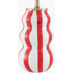   Modern European furniture - Wavy Stripes Ceramic Table Lamps (2) - www.oroa.com | Oroa.com