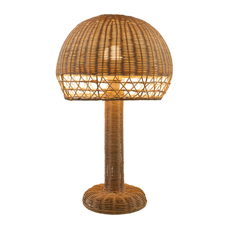   Modern European furniture - Dome Natural Rattan Table Lamp - www.oroa.com | Oroa.com