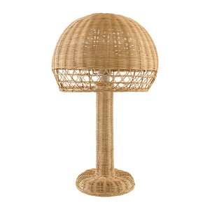   Modern European furniture - Dome Natural Rattan Table Lamp - www.oroa.com | Oroa.com