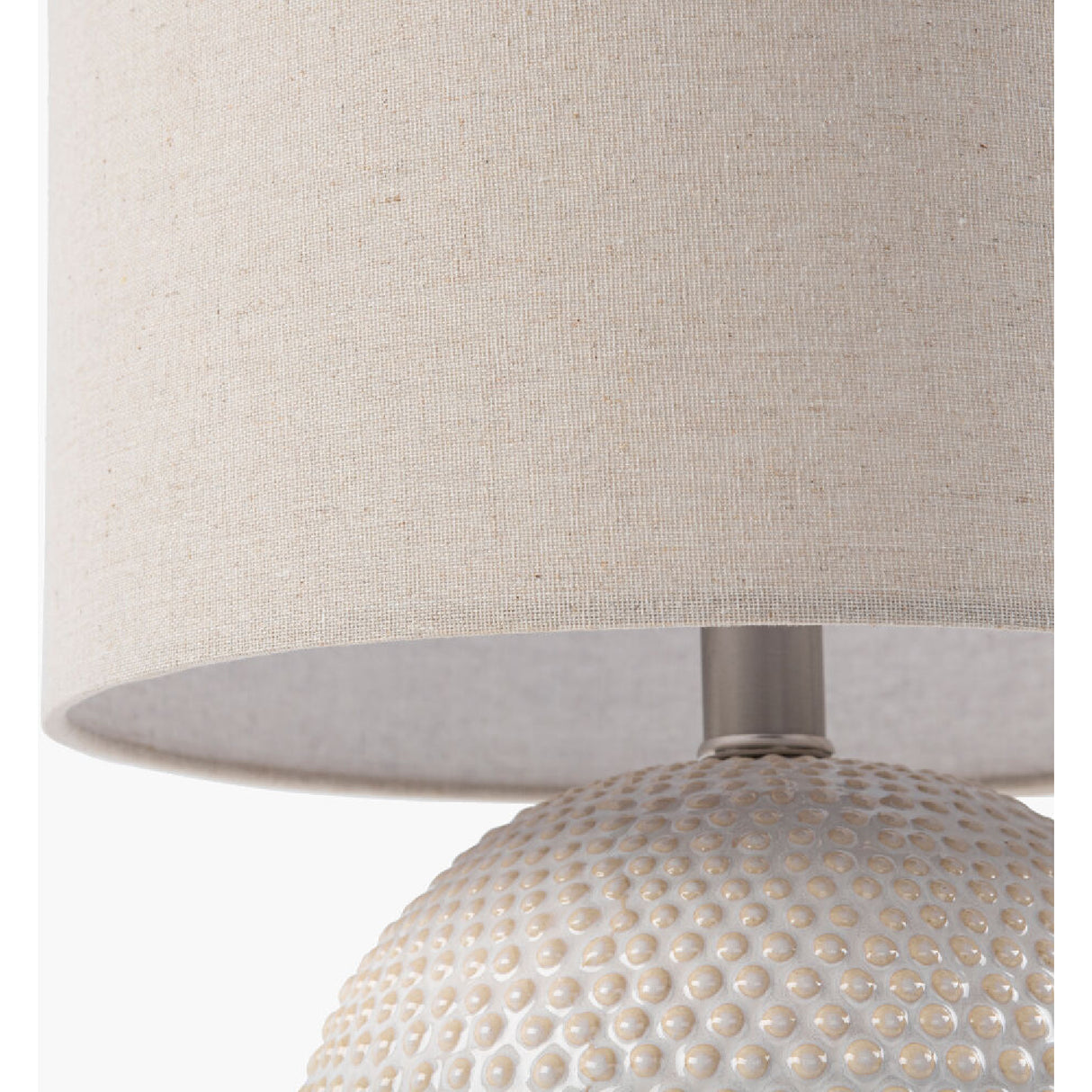   Modern European furniture - Glazed Beige Ceramic Table Lamp - www.oroa.com | Oroa.com