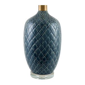   Modern European furniture - Carved Ceramic Linen Table Lamp - www.oroa.com | Oroa.com