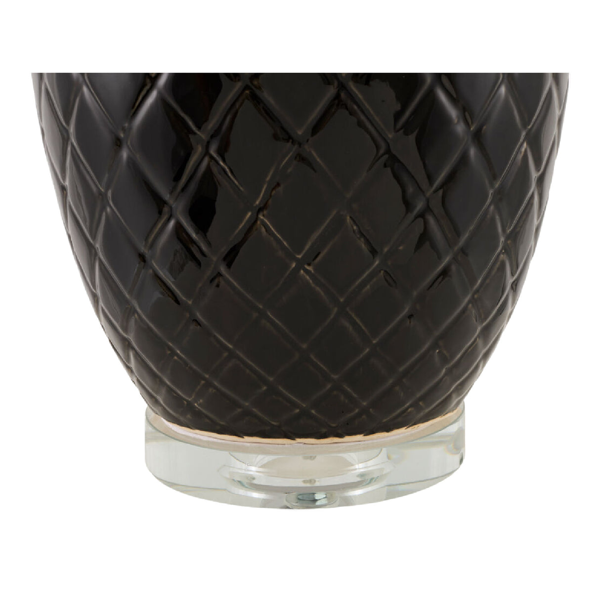   Modern European furniture - Carved Ceramic Linen Table Lamp - www.oroa.com | Oroa.com