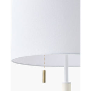   Modern European furniture - Drum Linen Shade Table Lamp - www.oroa.com | Oroa.com