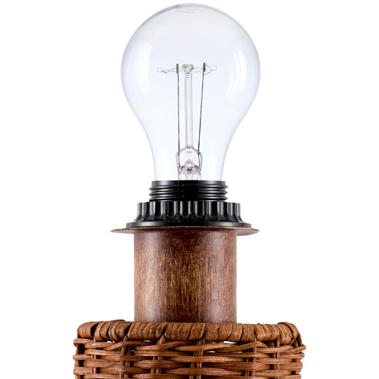   Modern European furniture - Empire Brown Rattan Table Lamp - www.oroa.com | Oroa.com
