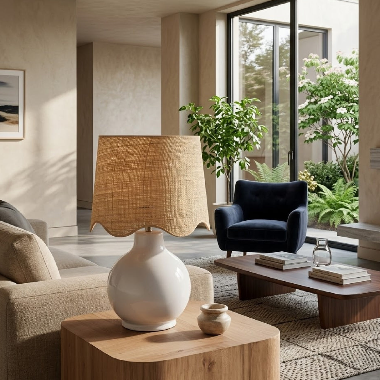   Modern European furniture - Wavy Edge Accent Table Lamp - www.oroa.com | Oroa.com