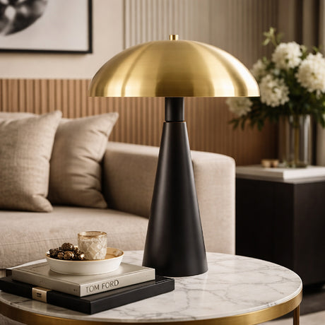   Modern European furniture - Gold Dome Accent Table Lamp - www.oroa.com | Oroa.com