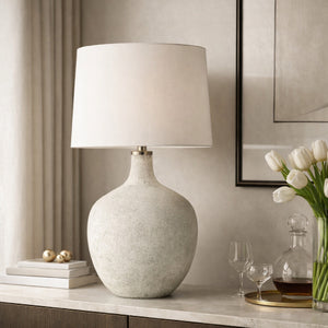   Modern European furniture - Marbled White Glass Table Lamp - www.oroa.com | Oroa.com
