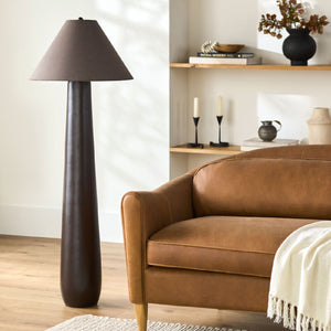   Modern European furniture - Empire Linen Shade Floor Lamp - www.oroa.com | Oroa.com