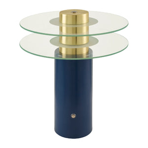   Modern European furniture - Clear Glass Discs Table Lamp - www.oroa.com | Oroa.com