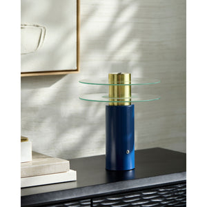   Modern European furniture - Clear Glass Discs Table Lamp - www.oroa.com | Oroa.com