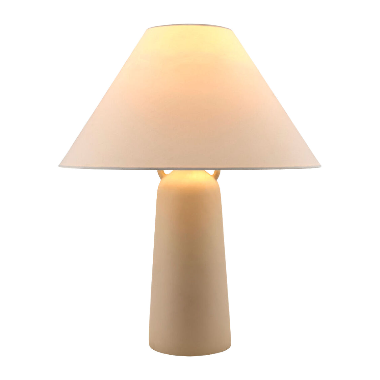   Modern European furniture - Hand-Painted Gray Concrete Table Lamp - www.oroa.com | Oroa.com