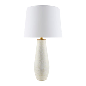   Modern European furniture - White Cotton Accent Table Lamp - www.oroa.com | Oroa.com