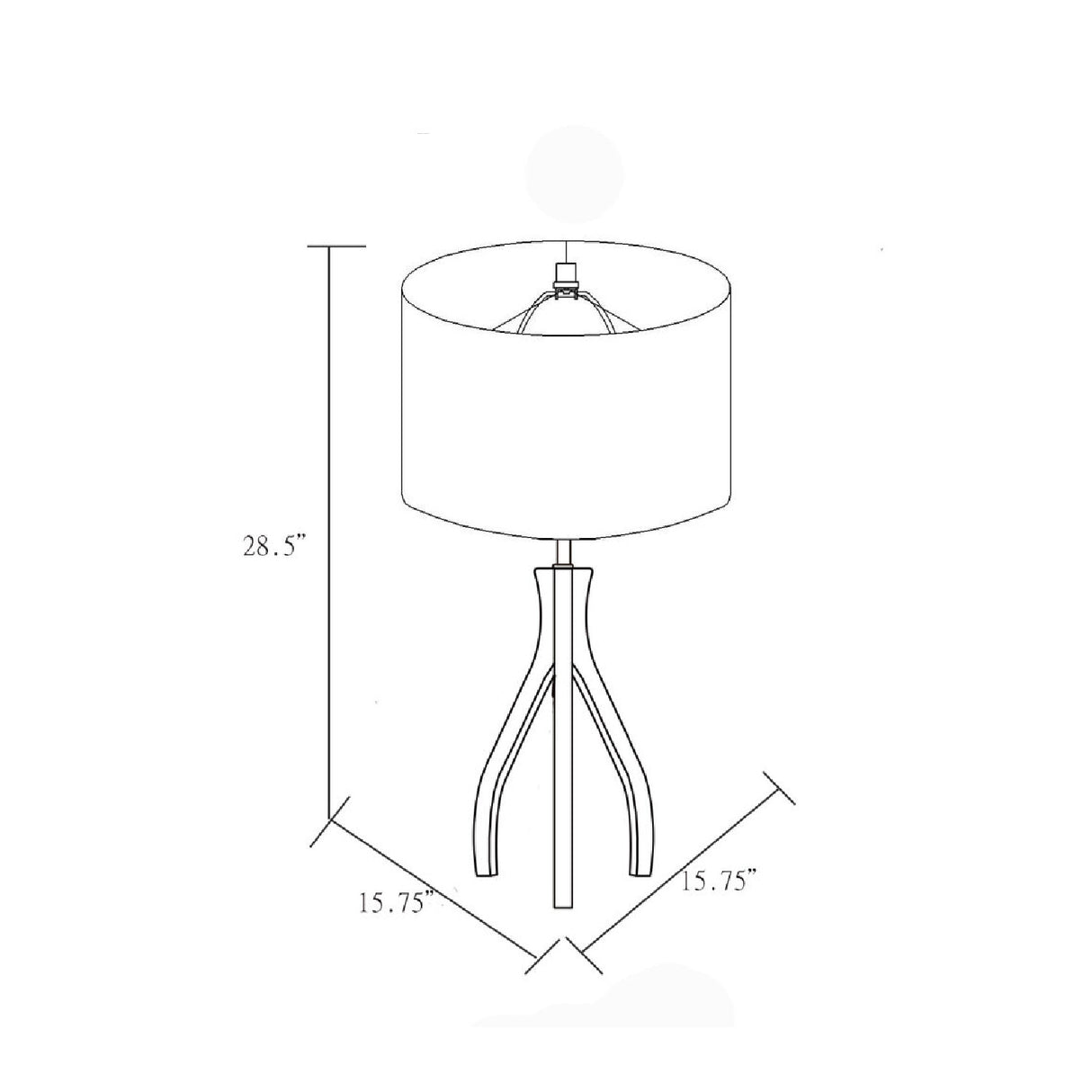   Modern European furniture - Wood Veneer Tripod Floor Lamp - www.oroa.com | Oroa.com