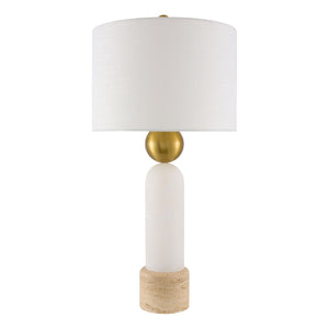   Modern European furniture - White Stone Modern Table Lamp - www.oroa.com | Oroa.com