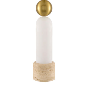  Modern European furniture - White Stone Modern Table Lamp - www.oroa.com | Oroa.com