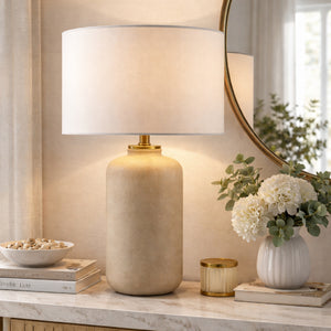   Modern European furniture - Neutral-Toned Ceramic Table Lamp - www.oroa.com | Oroa.com