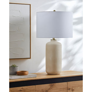   Modern European furniture - Neutral-Toned Ceramic Table Lamp - www.oroa.com | Oroa.com