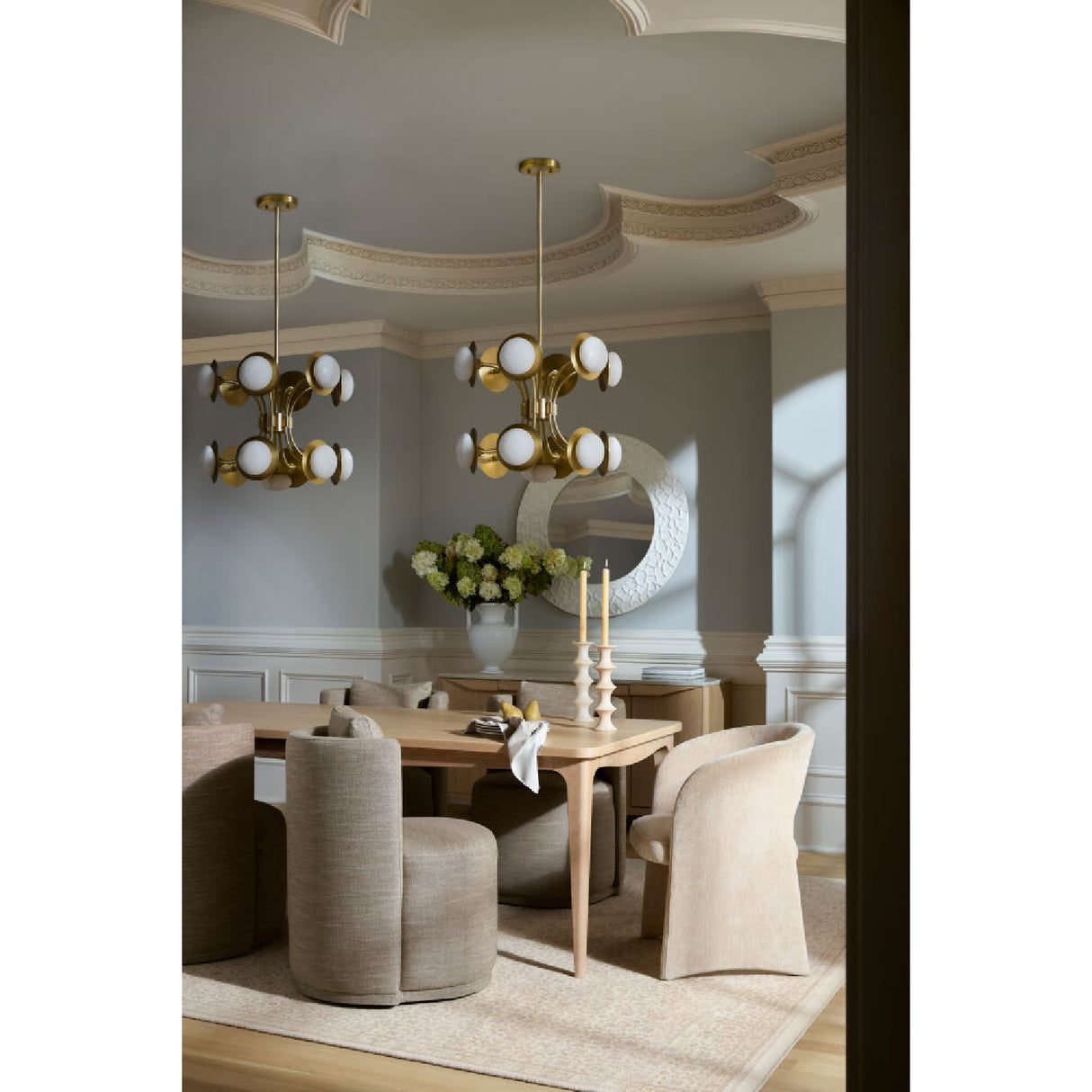   Modern European furniture - Gold 13-Light Pendant Lamp - www.oroa.com | Oroa.com