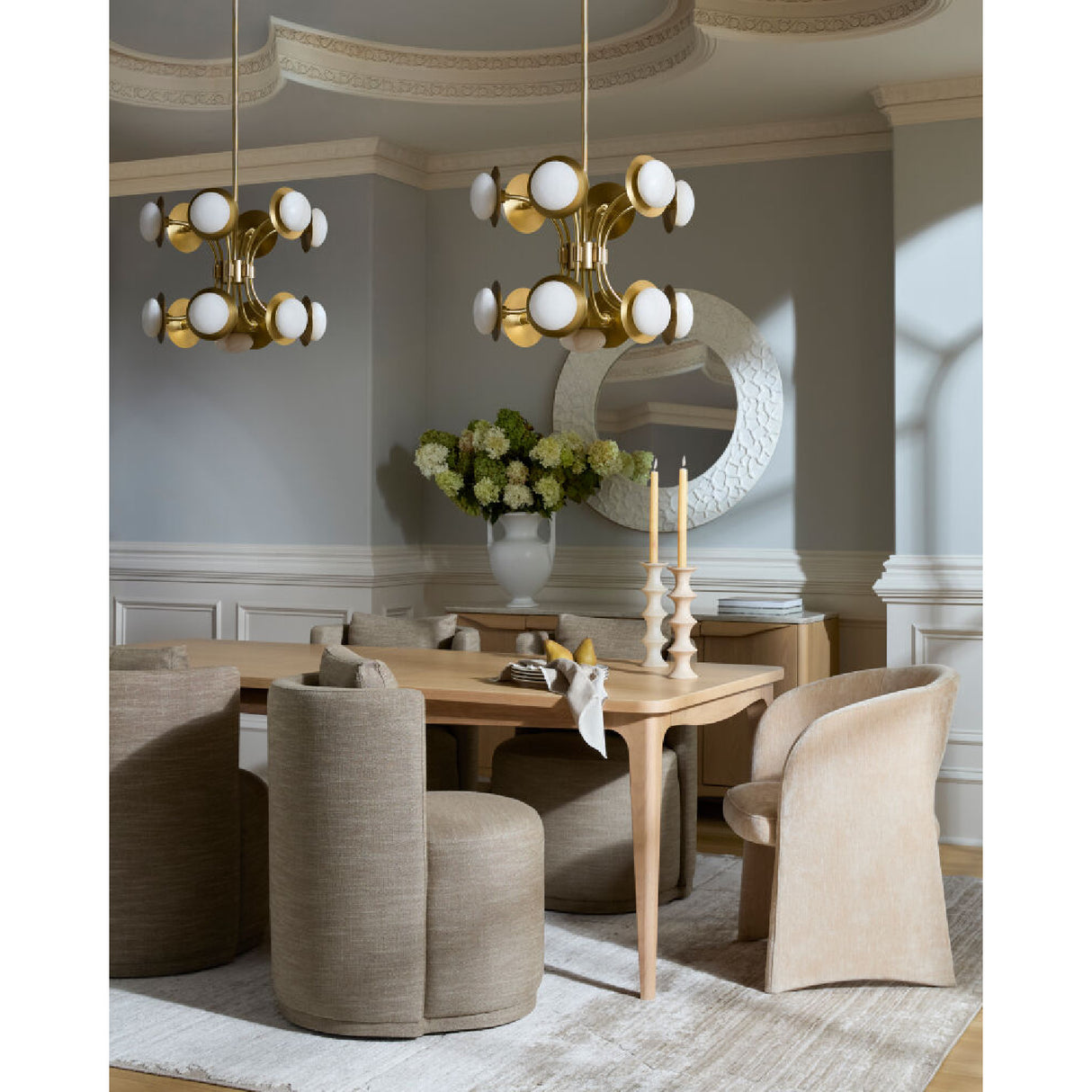   Modern European furniture - Gold 13-Light Pendant Lamp - www.oroa.com | Oroa.com