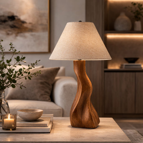   Modern European furniture - Organic-Shaped Base Table Lamp - www.oroa.com | Oroa.com