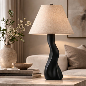   Modern European furniture - Organic-Shaped Base Table Lamp - www.oroa.com | Oroa.com