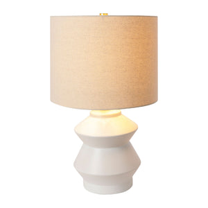   Modern European furniture - Geometrical Glazed Ceramic Table Lamp - www.oroa.com | Oroa.com