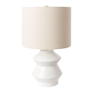   Modern European furniture - Geometrical Glazed Ceramic Table Lamp - www.oroa.com | Oroa.com