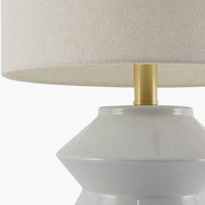   Modern European furniture - Geometrical Ceramic Accent Table Lamp - www.oroa.com | Oroa.com