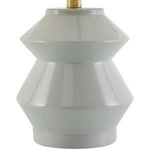   Modern European furniture - Geometrical Ceramic Accent Table Lamp - www.oroa.com | Oroa.com