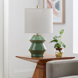   Modern European furniture - Geometrical Ceramic Accent Table Lamp - www.oroa.com | Oroa.com