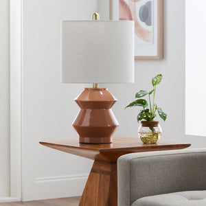   Modern European furniture - Geometrical Ceramic Accent Table Lamp - www.oroa.com | Oroa.com