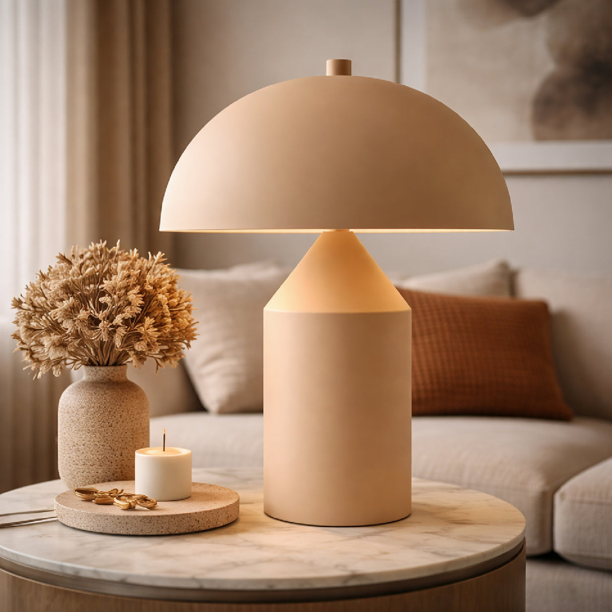   Modern European furniture - Metal Dome Table Lamp - www.oroa.com | Oroa.com