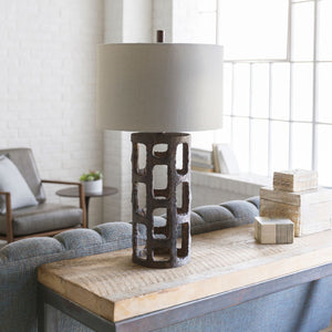   Modern European furniture - Rustic Bronze Finish Table Lamp - www.oroa.com | Oroa.com