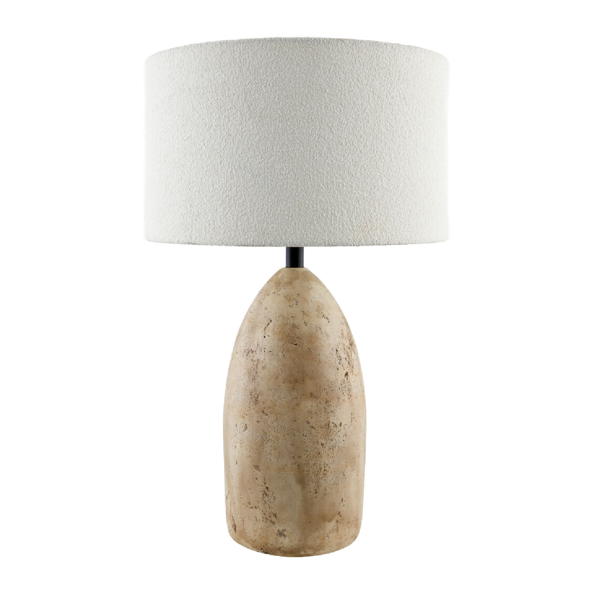   Modern European furniture - Beige Concrete Accent Table Lamp - www.oroa.com | Oroa.com