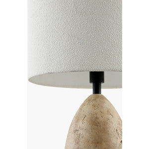   Modern European furniture - Beige Concrete Accent Table Lamp - www.oroa.com | Oroa.com