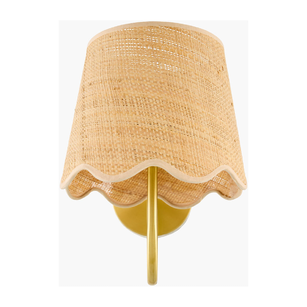   Modern European furniture - Scalloped Rattan Wall Lamp - www.oroa.com | Oroa.com